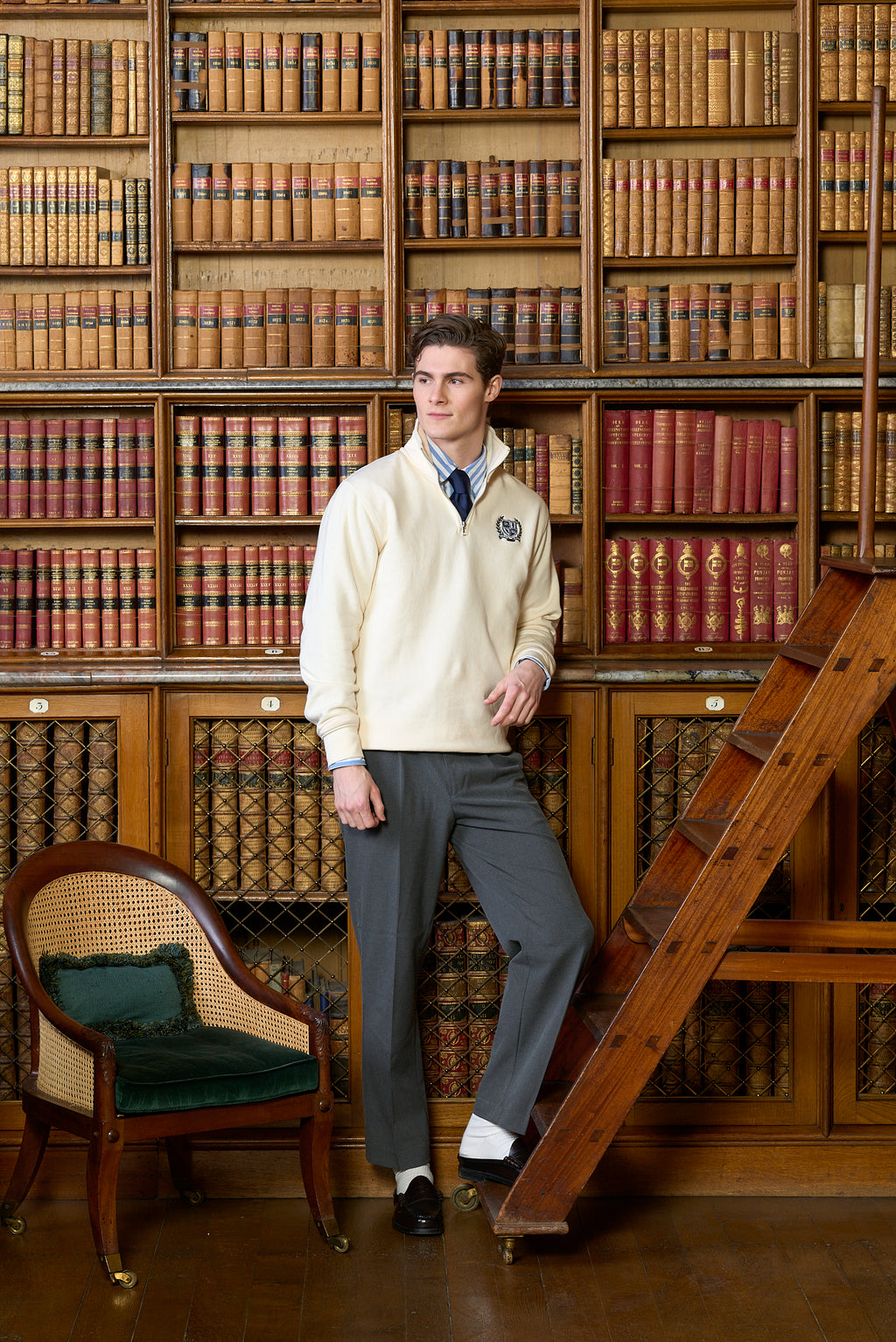 Crest Quarter Zip Sweater (Unisex)