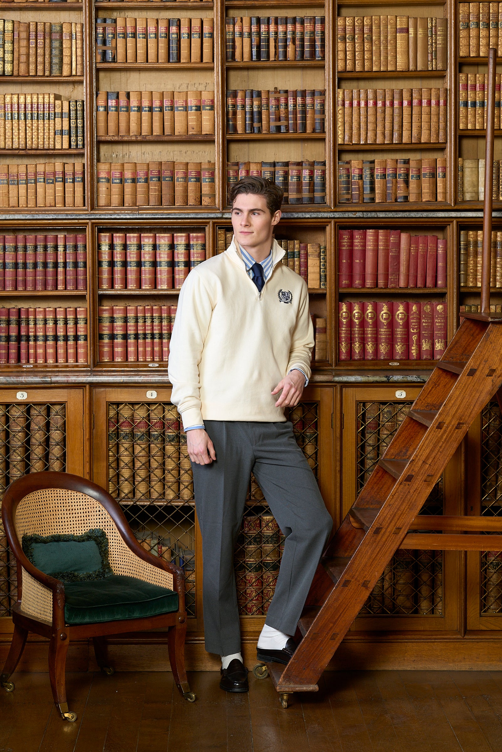 Crest Quarter Zip Sweater (Unisex)
