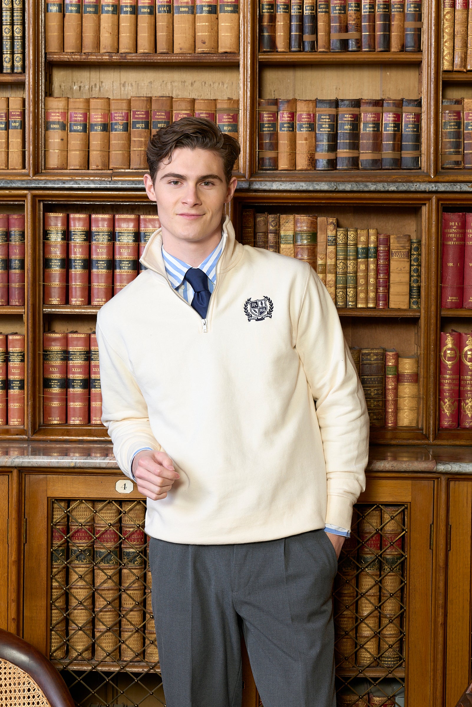 Crest Quarter Zip Sweater (Unisex)
