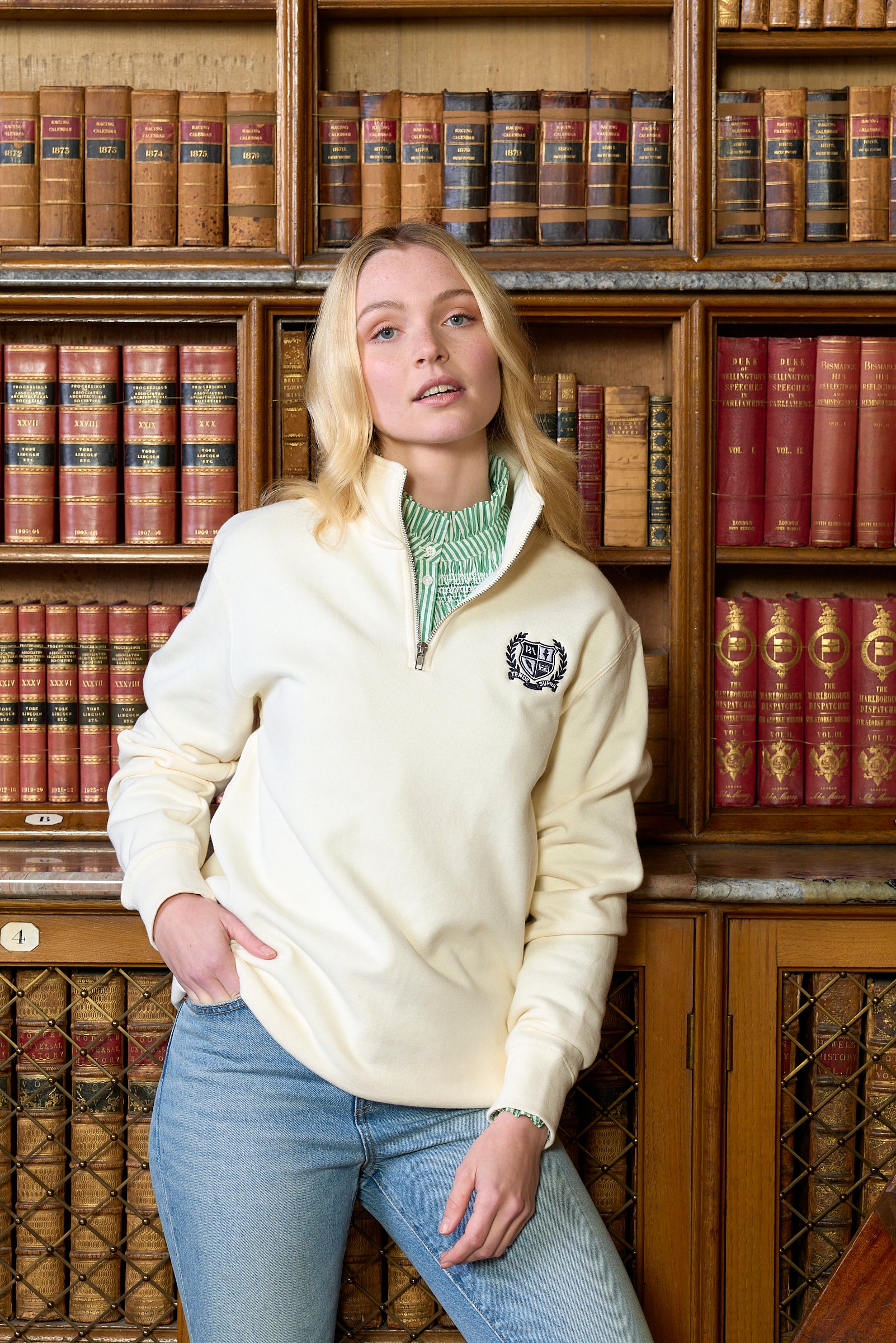 Crest Quarter Zip Sweater (Unisex)