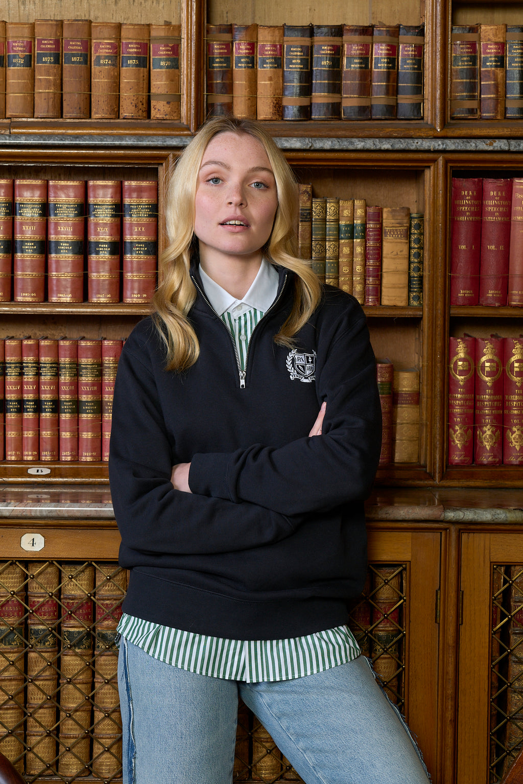 Crest Quarter Zip Sweater (Unisex)