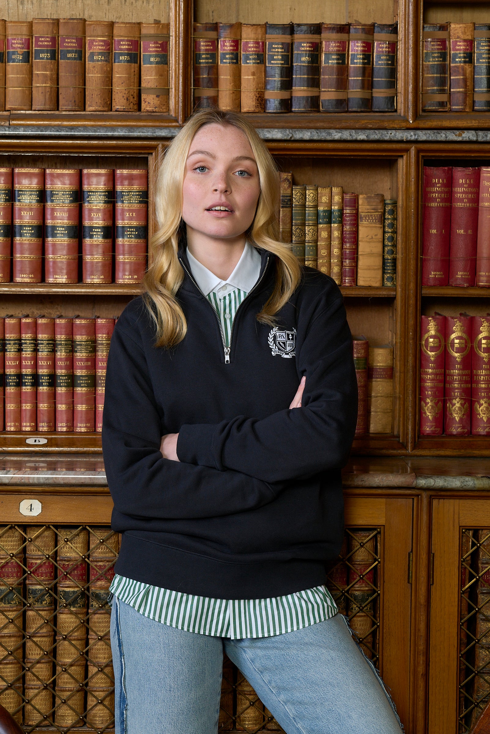 Crest Quarter Zip Sweater (Unisex)